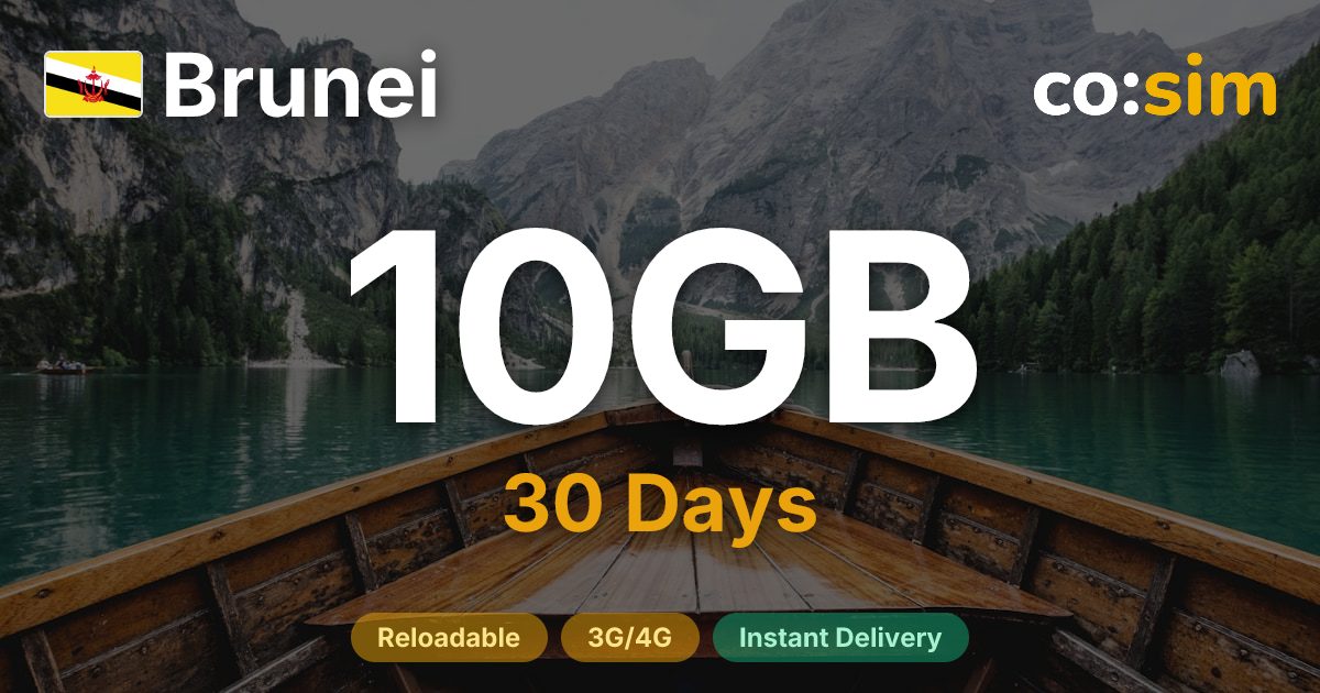 Brunei eSIM — 10GB