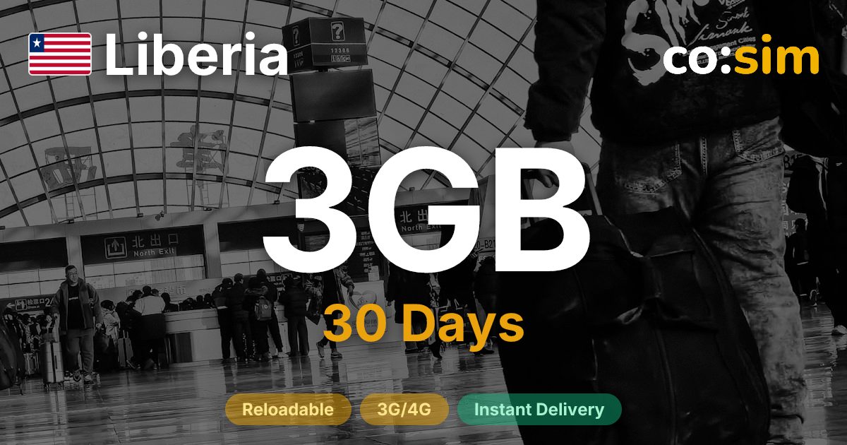 Liberia eSIM — 3GB