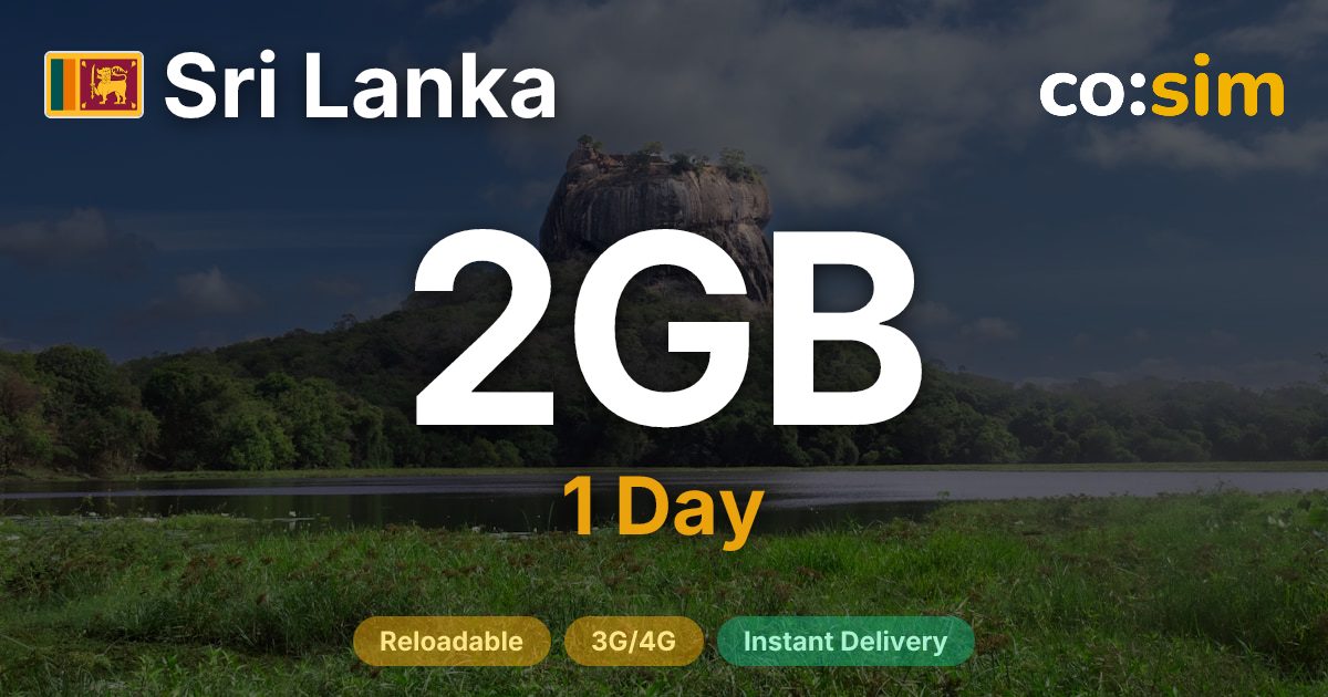 Sri Lanka eSIM — 2GB+∞