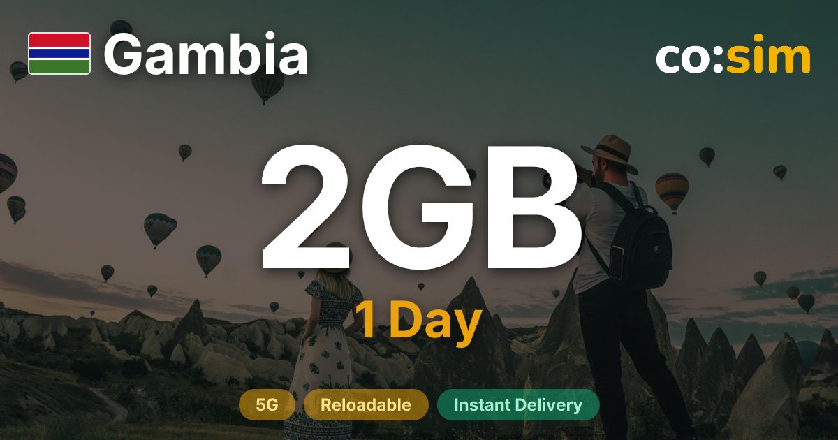 감비아 eSIM — 2GB+∞