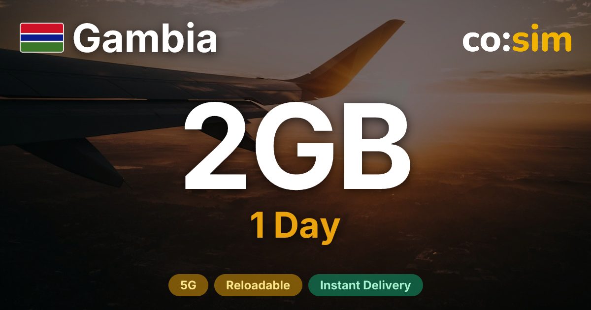 Gambia eSIM — 2GB+∞