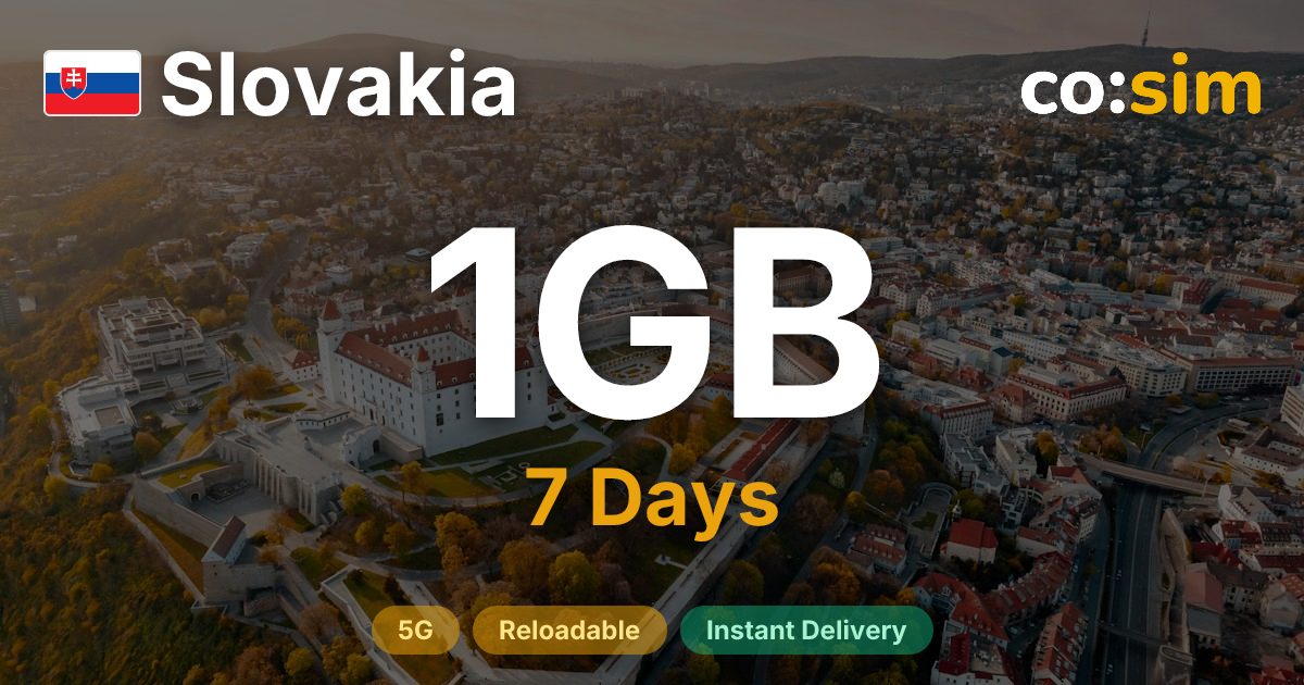 Slovakia eSIM β 1GB