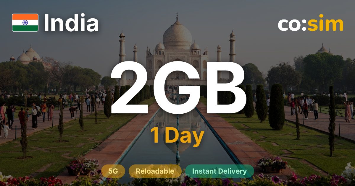 India eSIM — 2GB+∞
