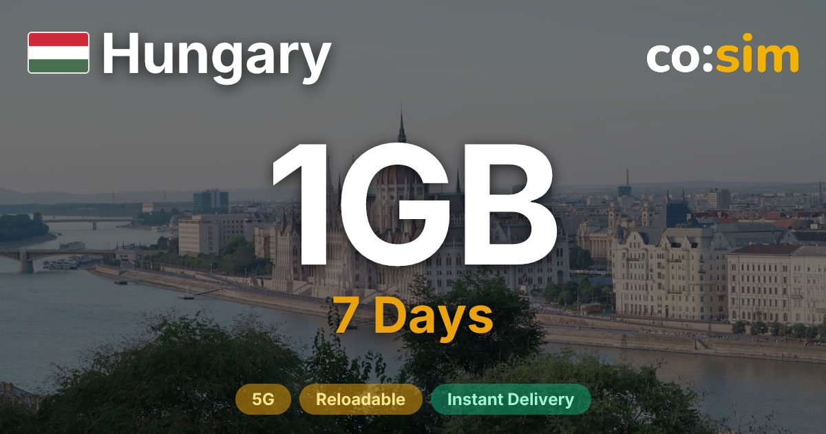 Hungary eSIM — 1GB