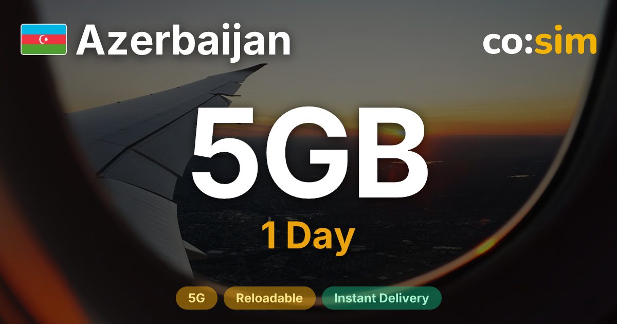 Azerbaïdjan eSIM — 5GB+∞