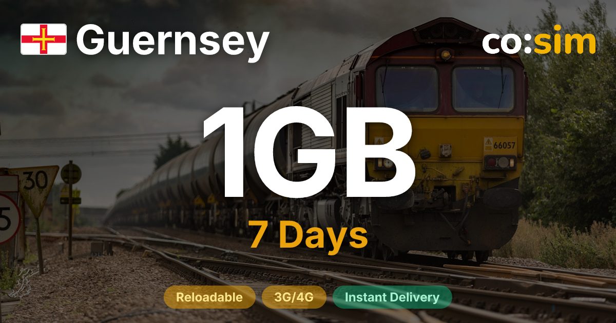 Guernsey eSIM — 1GB
