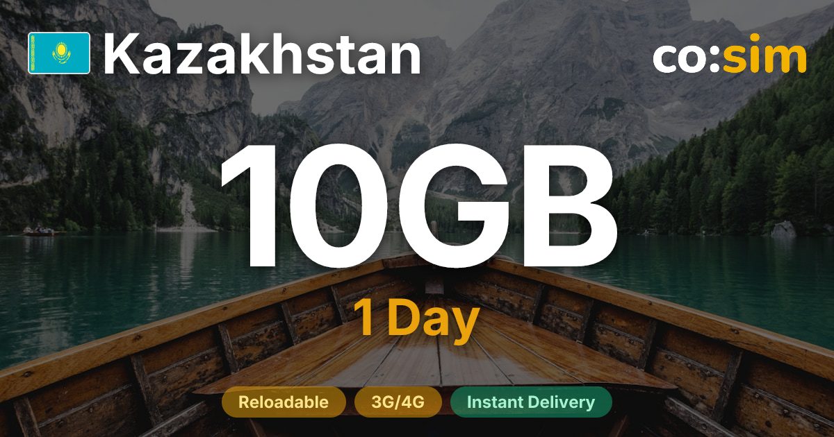 Kazakhstan eSIM — 10GB+∞