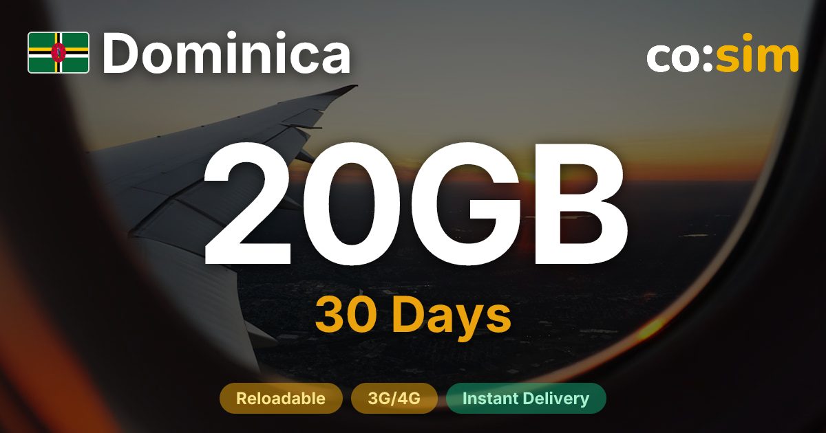 Dominica eSIM — 20GB