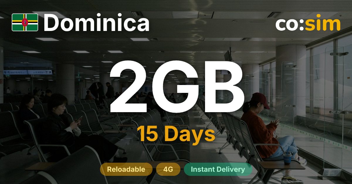 Dominica eSIM — 2GB