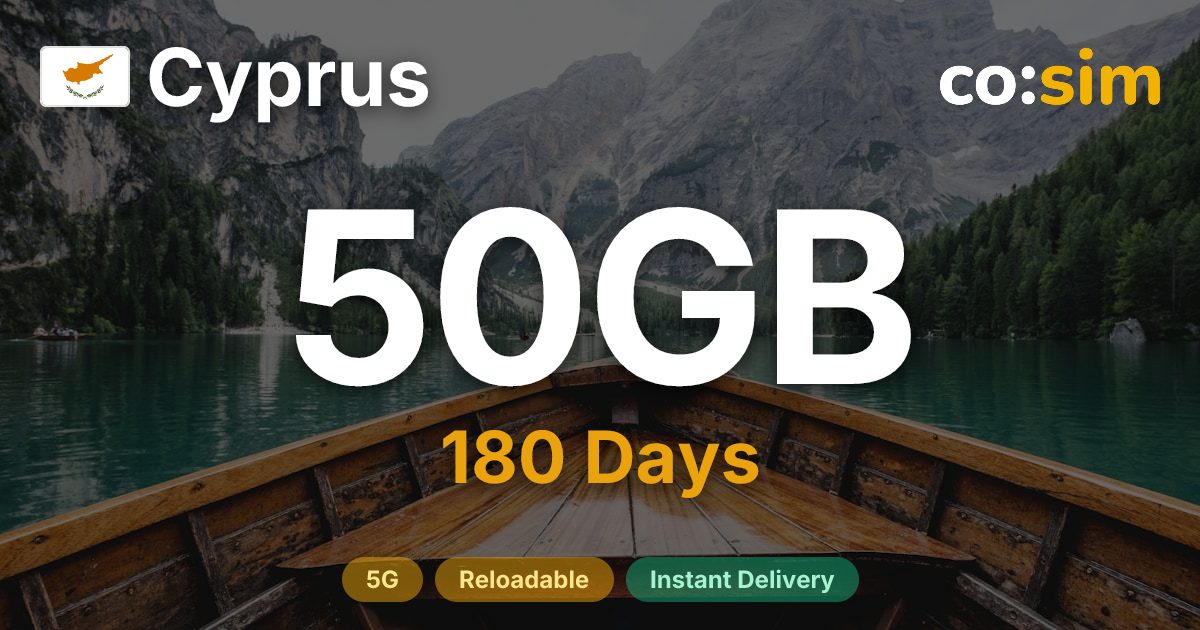 Cyprus eSIM — 50GB