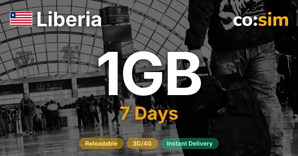 Liberia eSIM — 1GB