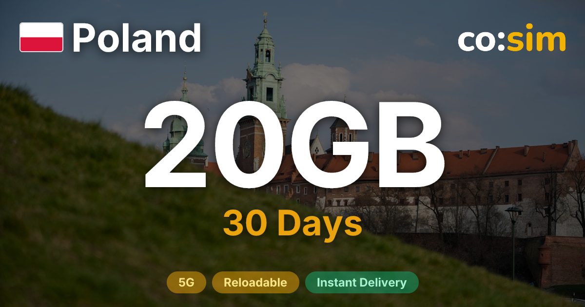 Poland eSIM — 20GB
