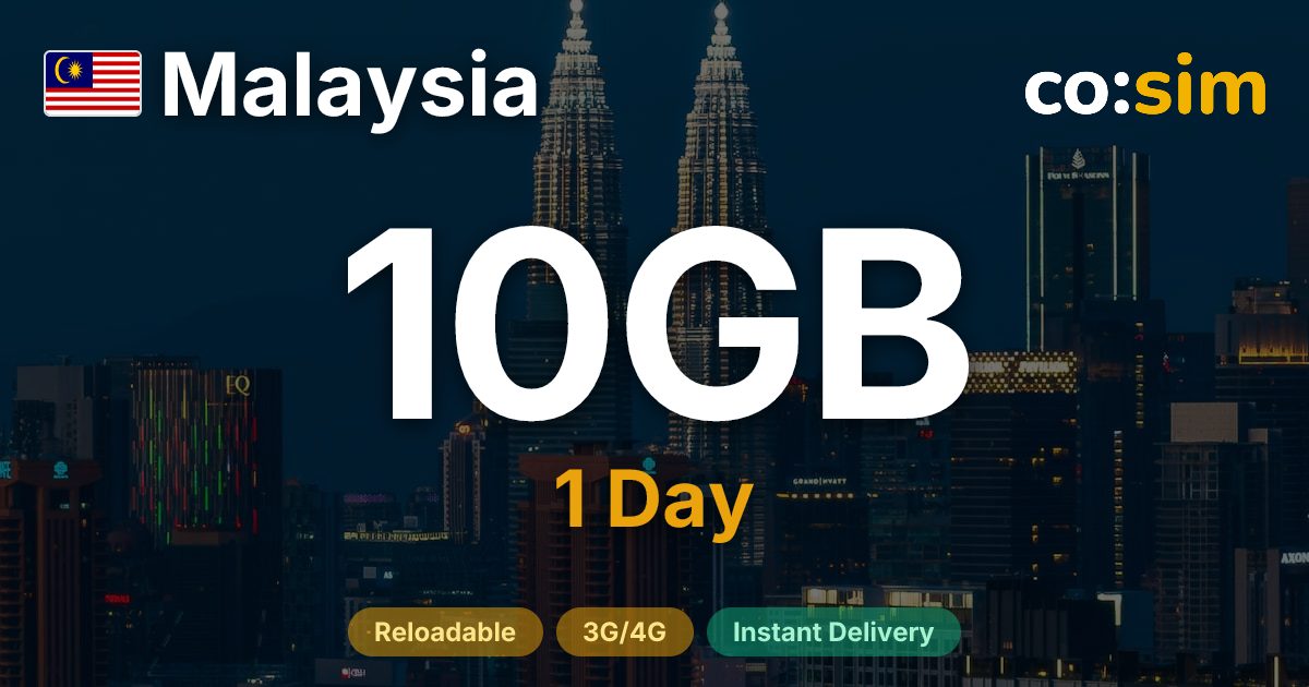 Malaysia eSIM — 10GB+∞