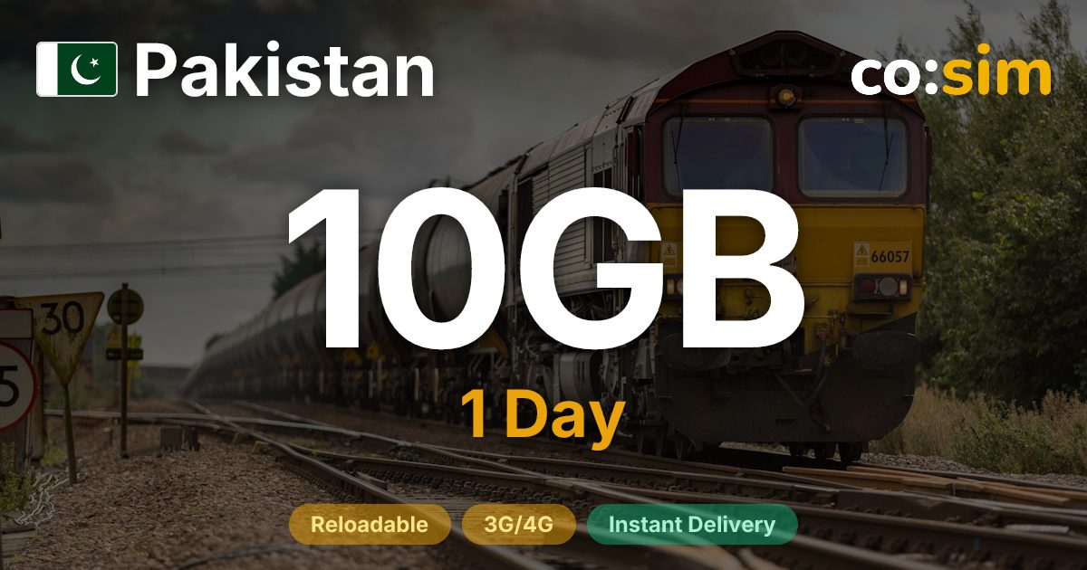 파키스탄 eSIM — 10GB+∞
