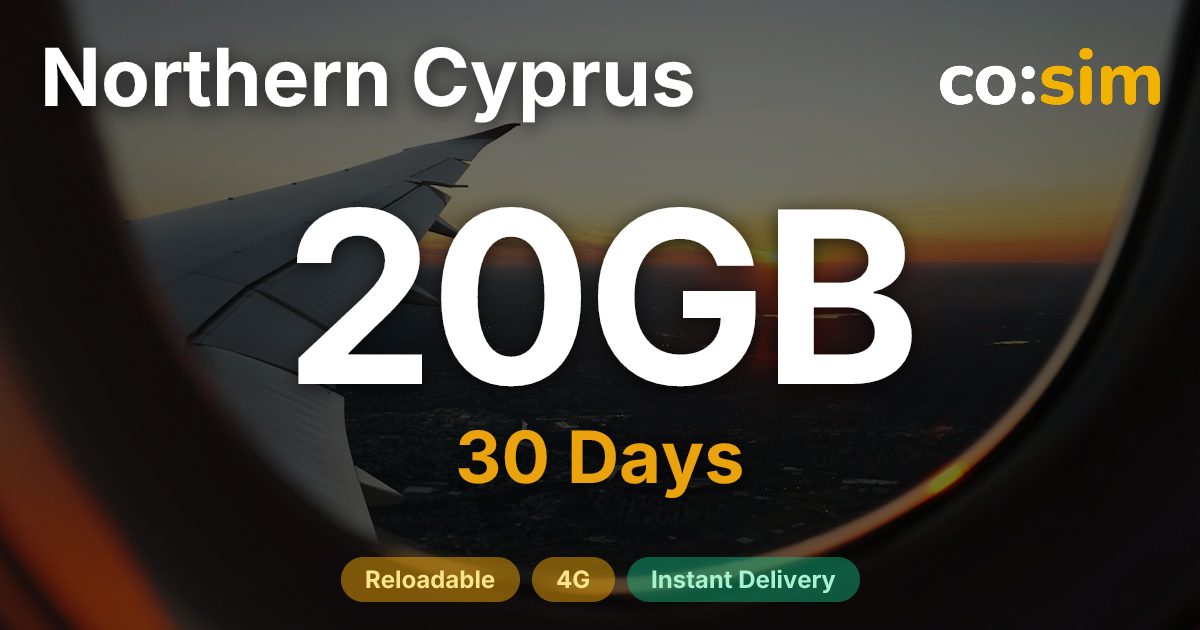 Northern Cyprus eSIM — 20GB