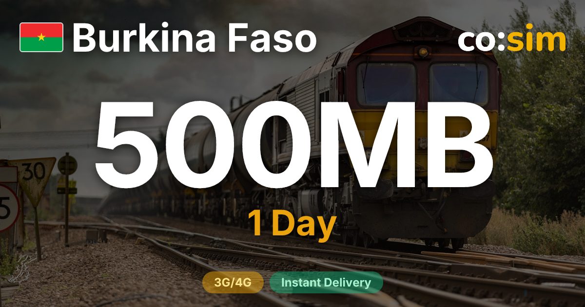 Burkina Faso eSIM — 500MB+∞