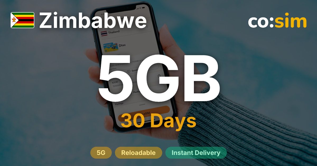 Zimbabwe eSIM — 5GB