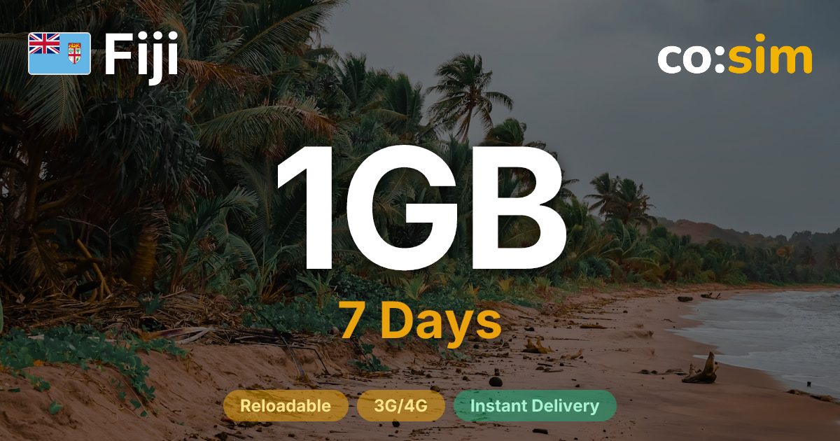 Fiji eSIM — 1GB