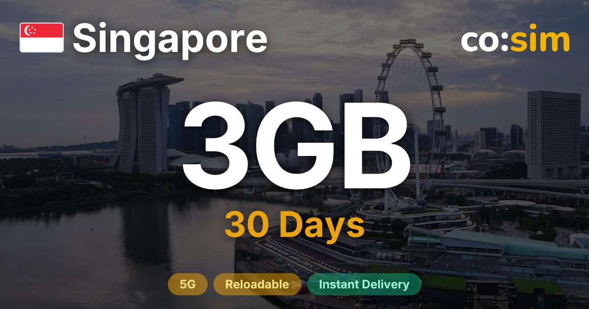 Singapore eSIM — 3GB