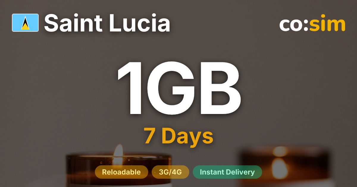 Saint Lucia eSIM — 1GB