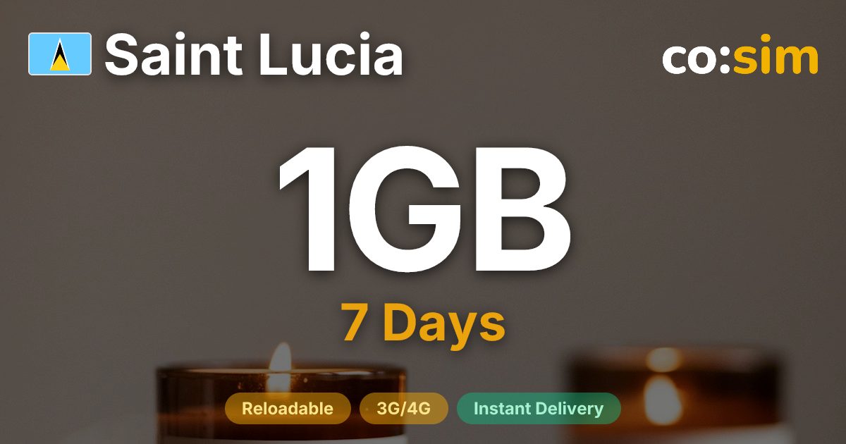 Saint Lucia eSIM — 1GB