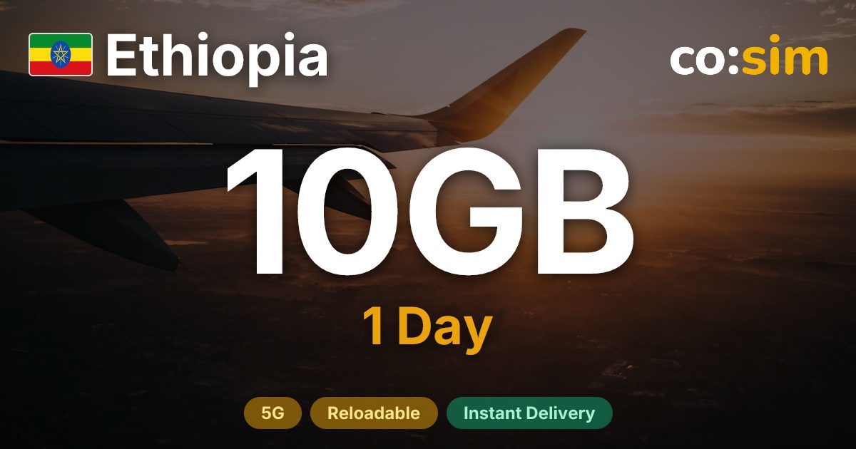 Ethiopia eSIM — 10GB+∞