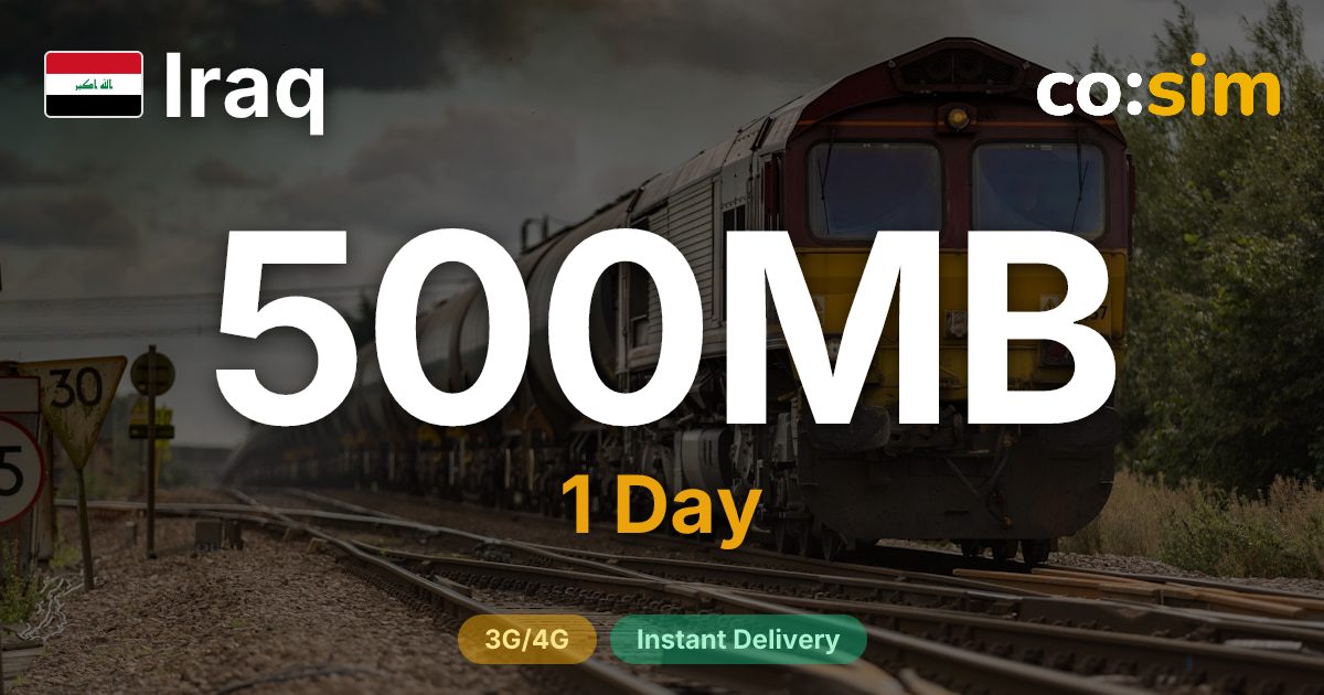 イラク eSIM — 500MB+∞