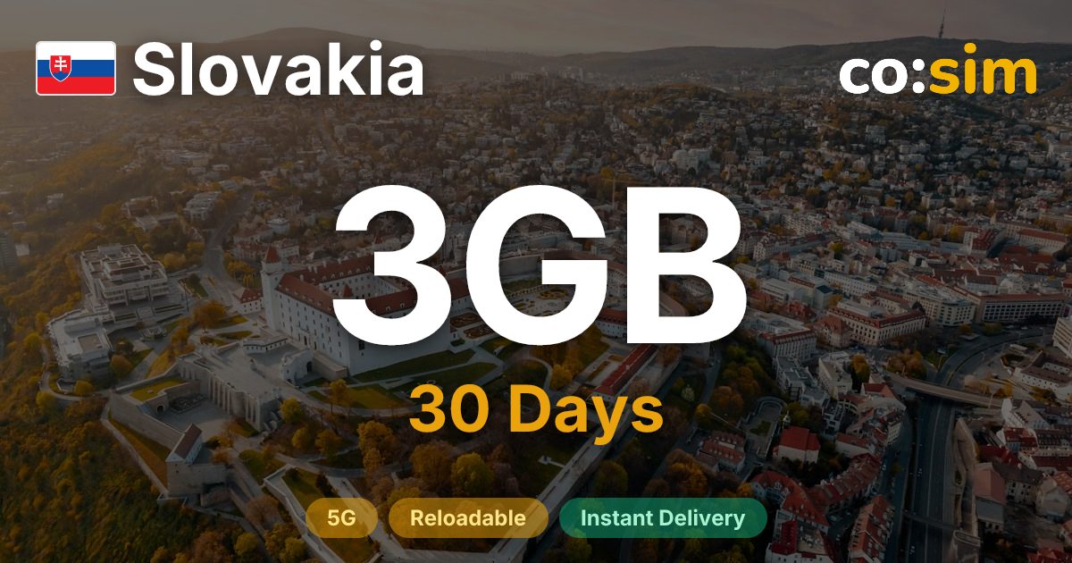 Slovakia eSIM β 3GB