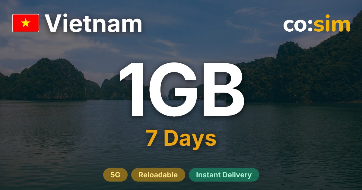 Vietnam eSIM — 1GB