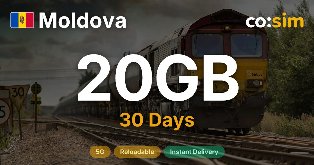 Moldau eSIM — 20GB