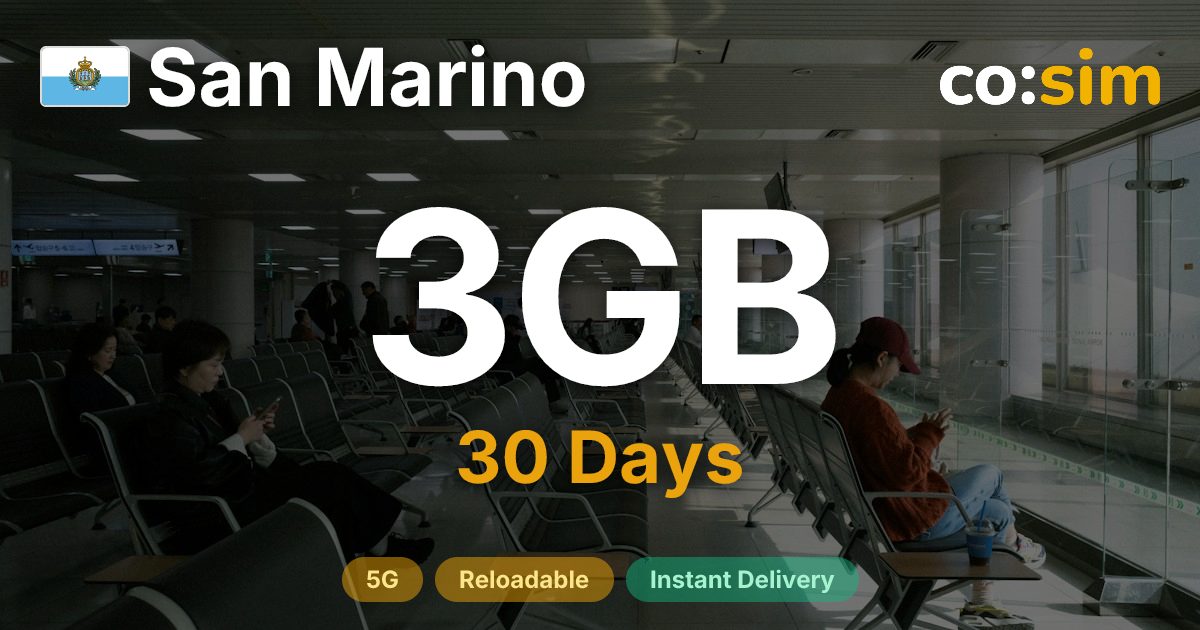 San Marino eSIM — 3GB