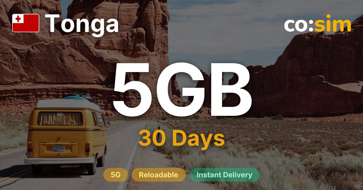 Tonga eSIM — 5GB