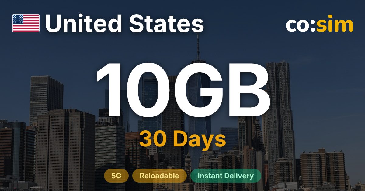 USA eSIM — 10GB