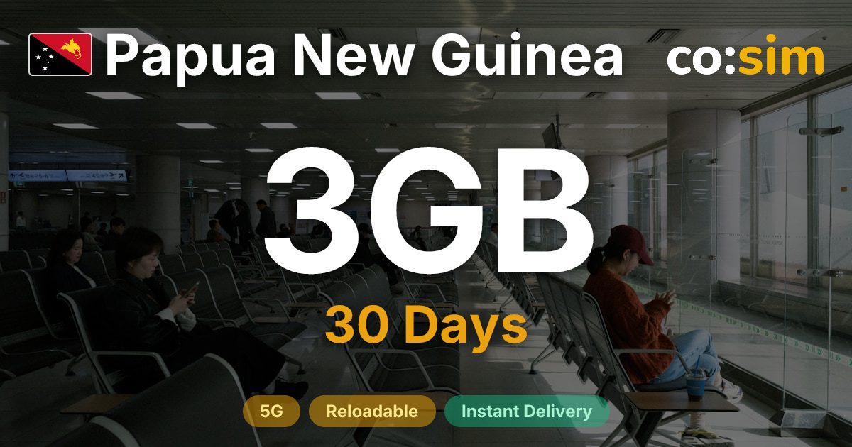 Papua New Guinea eSIM — 3GB