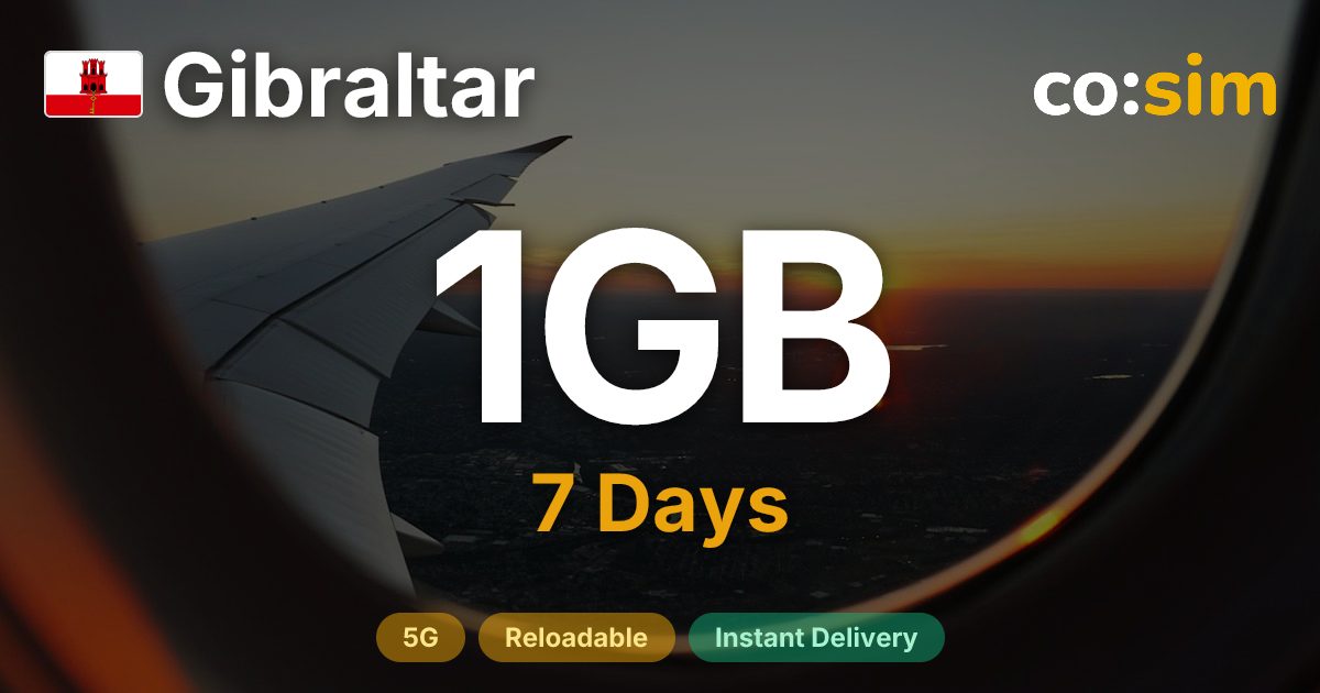 Gibraltar eSIM — 1GB