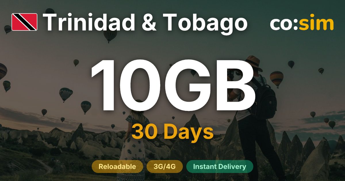 Trinidad y Tobago eSIM — 10GB