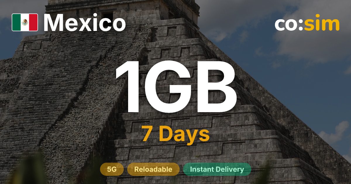 Mexico eSIM — 1GB