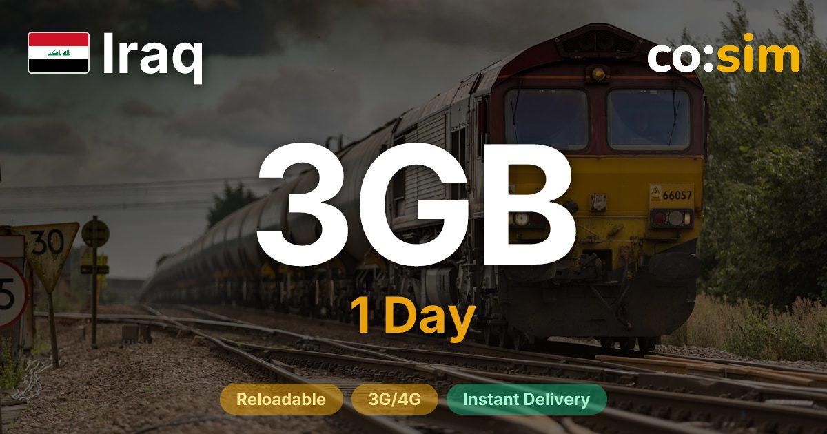 イラク eSIM — 3GB+∞