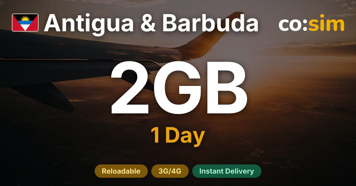 Antigua und Barbuda eSIM — 2GB+∞