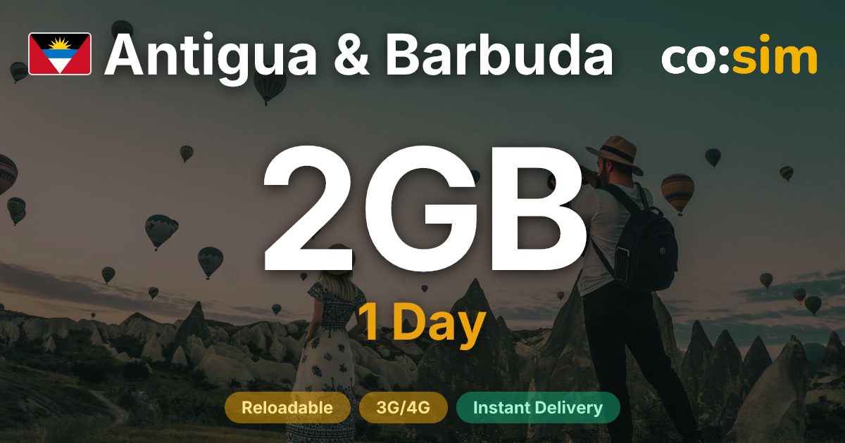 Antigua & Barbuda eSIM — 2GB+∞