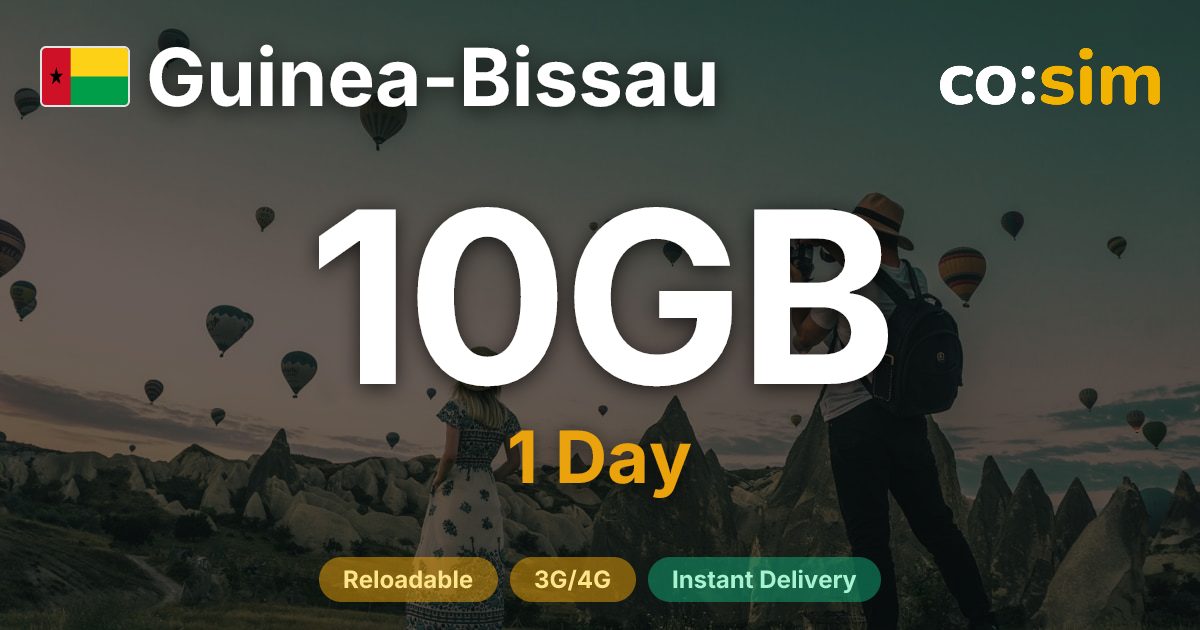 Guinea-Bissau eSIM — 10GB+∞