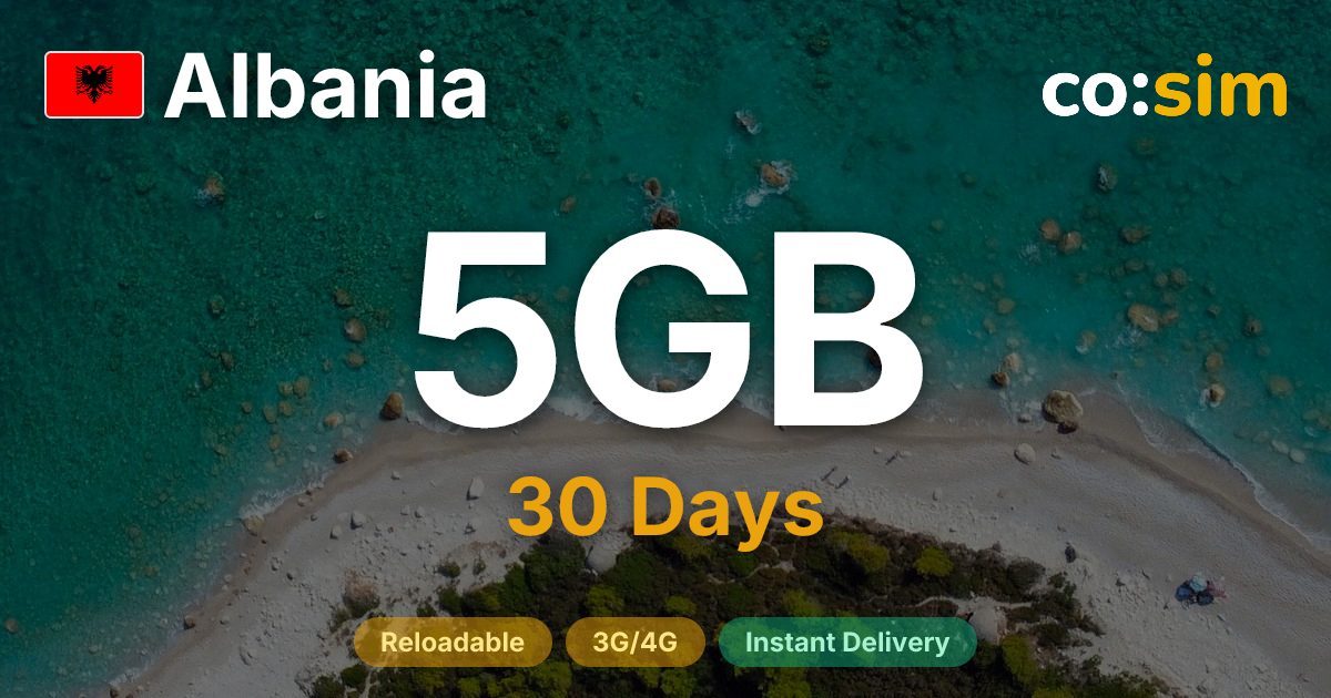 Albania eSIM — 5GB
