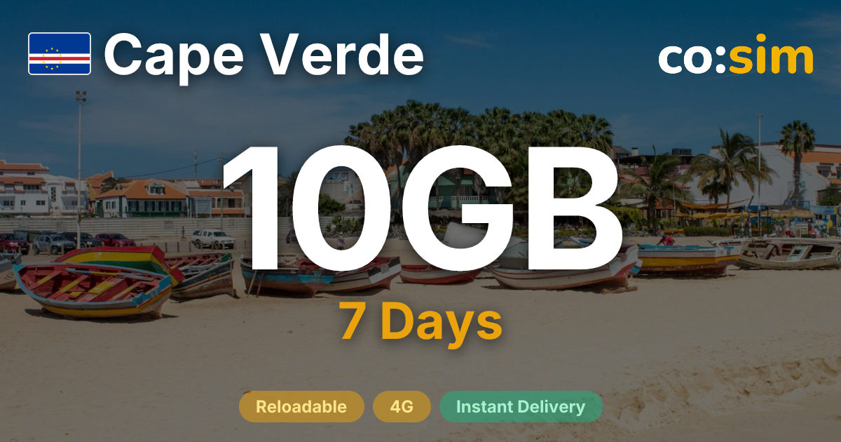 Kap Verde eSIM — 10GB