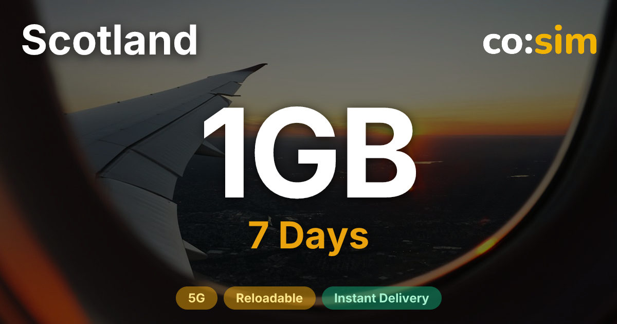 Scotland eSIM — 1GB