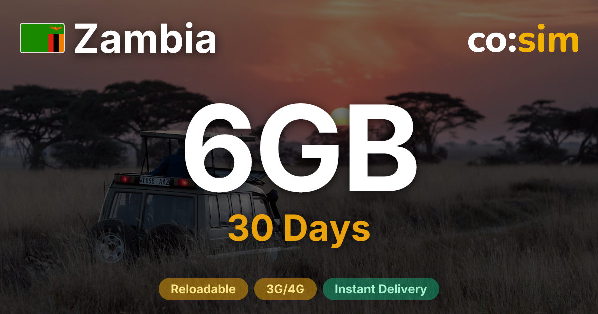 Sambia eSIM — 6GB
