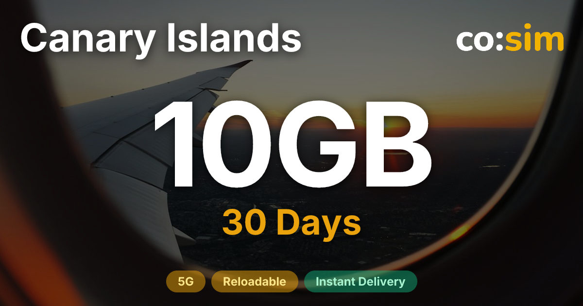 Canary Islands eSIM — 10GB