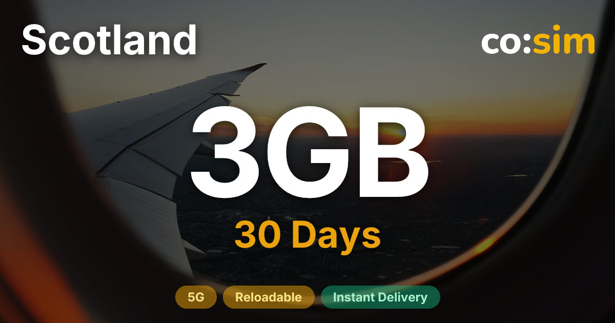 Scotland eSIM — 3GB