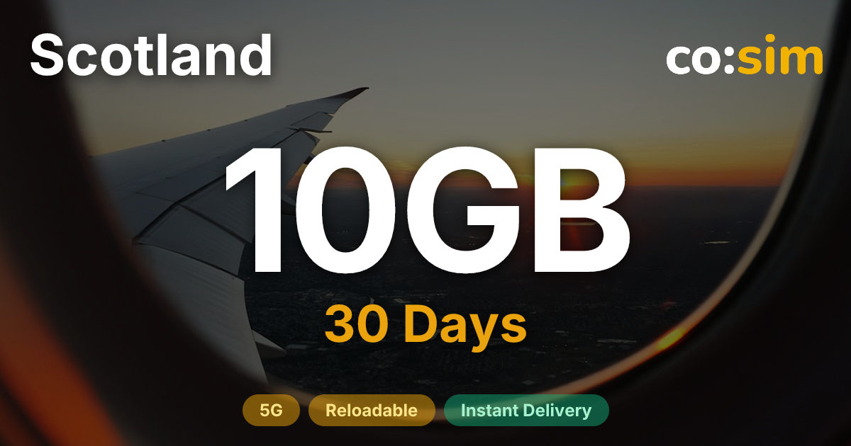Scotland eSIM — 10GB