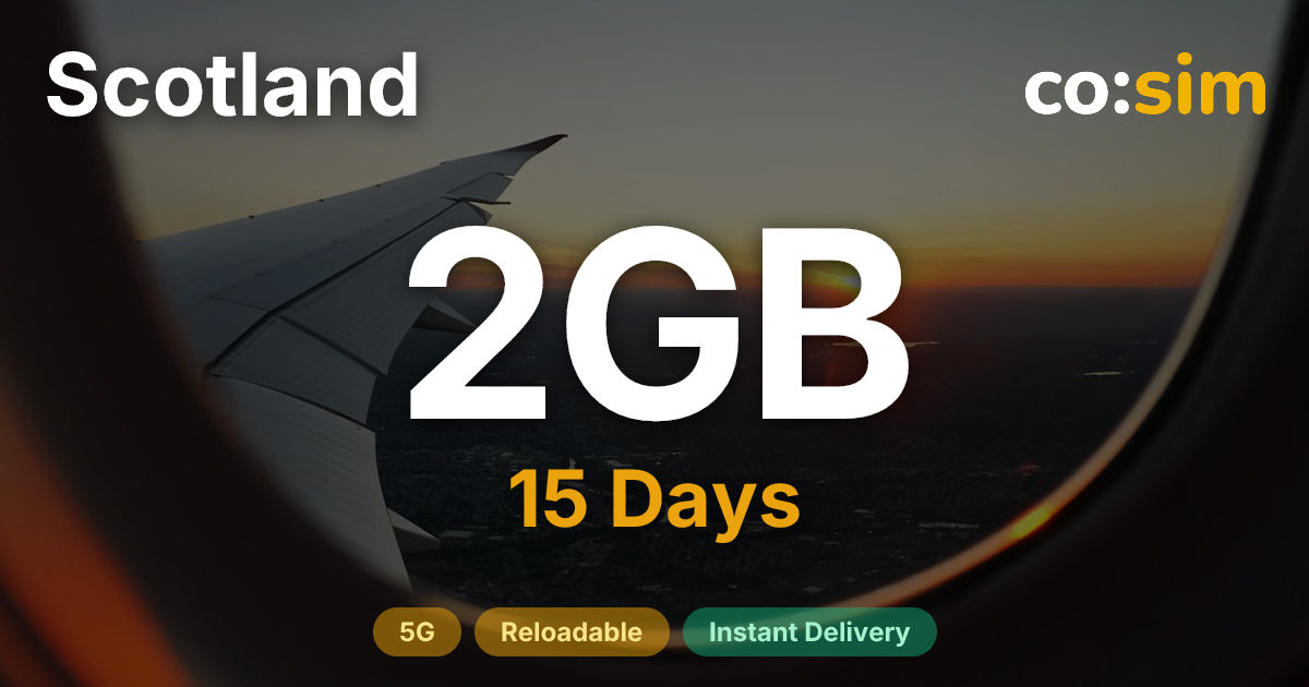 Scotland eSIM — 2GB