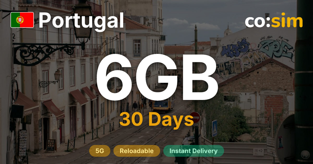 Portugal eSIM — 6GB